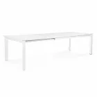 Utdragbart bord i modern design av aluminium för utomhushemsk känsla - Casper Viadurini