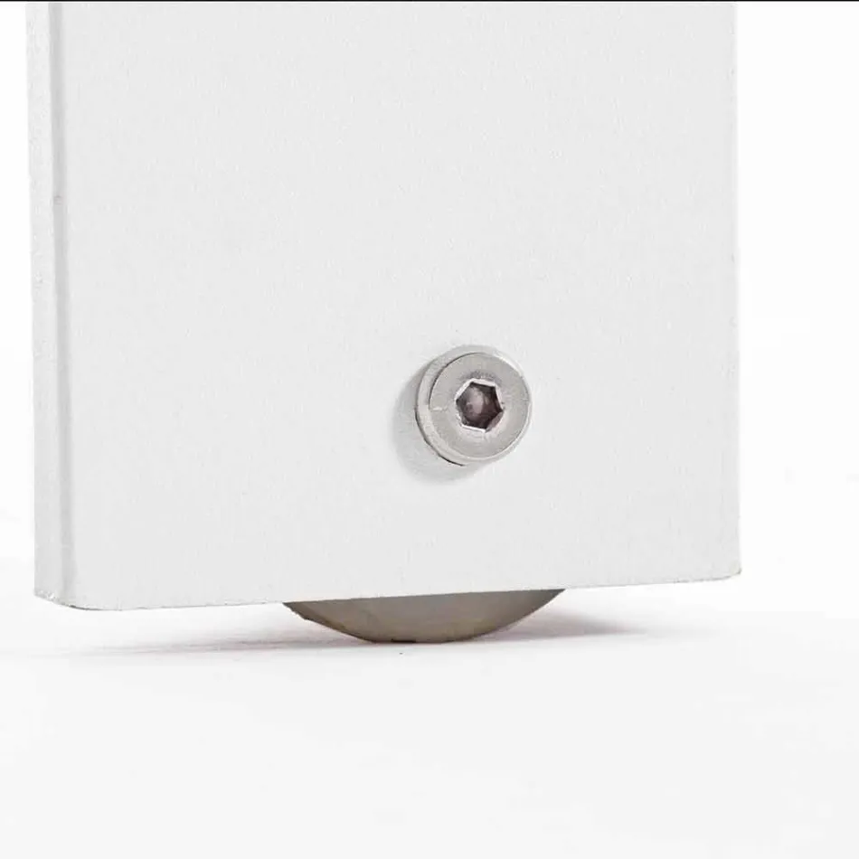 Utdragbart bord i modern design av aluminium för utomhushemsk känsla - Casper Viadurini