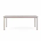 Utdragbart bord i modern design av aluminium för utomhushemsk känsla - Casper Viadurini