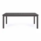 Utdragbart bord i modern design av aluminium för utomhushemsk känsla - Casper Viadurini