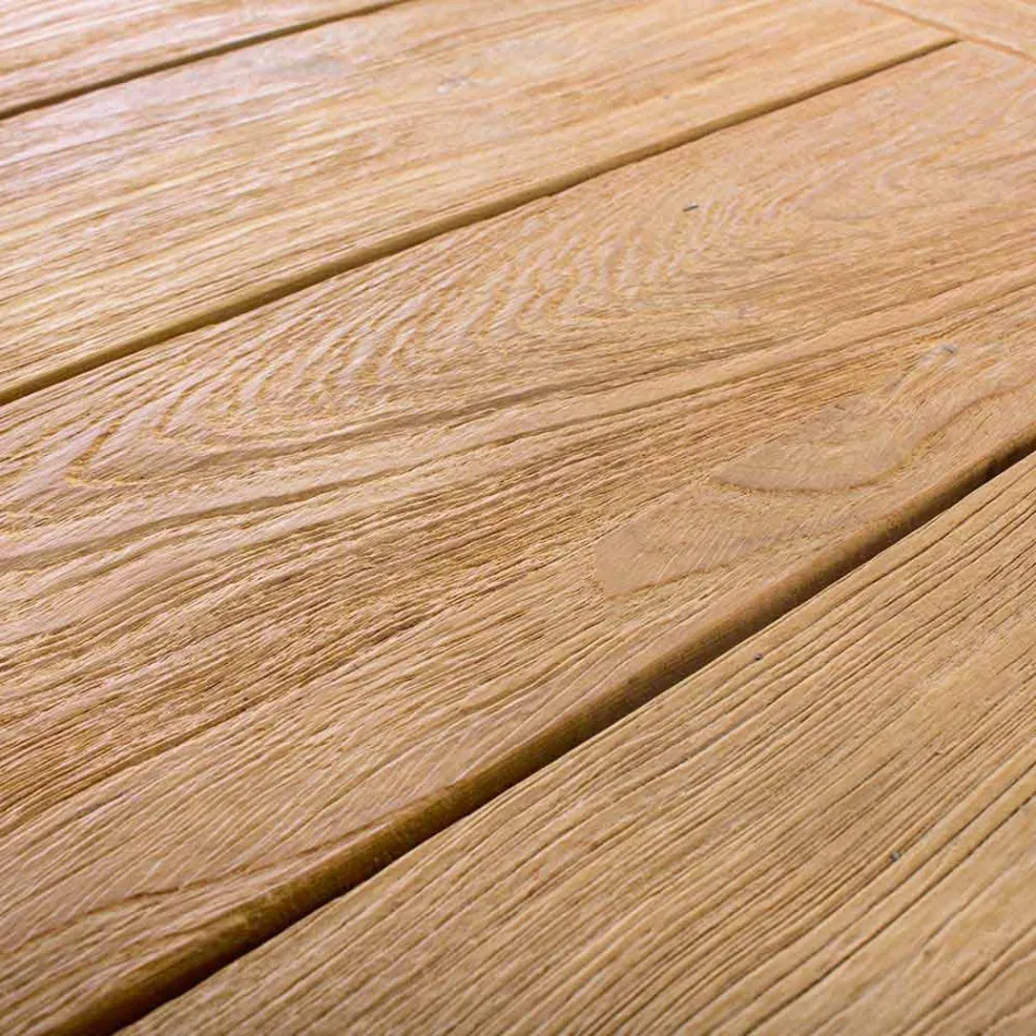 Utdragbart trädgårdsdesignbord för 6 personer Homemotion - Hunter Viadurini