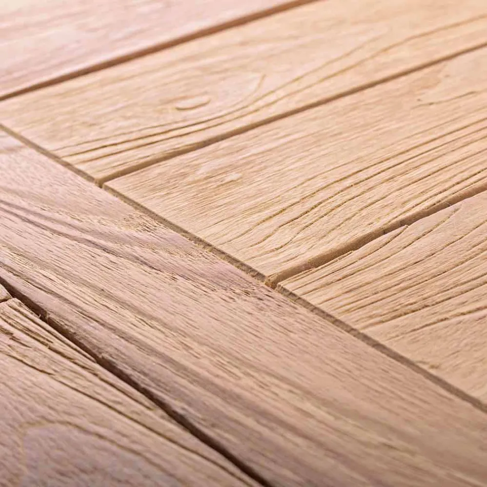 Utdragbart trädgårdsdesignbord för 6 personer Homemotion - Hunter Viadurini