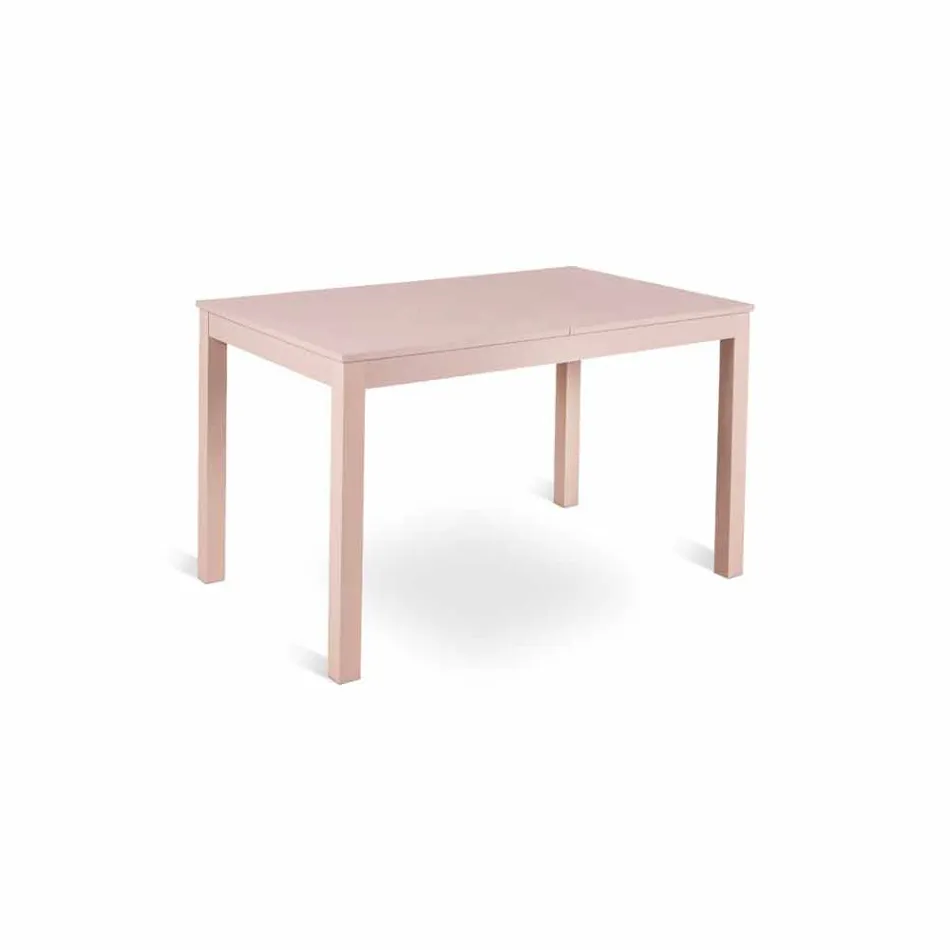 Utdragbar bord i bokträ gjort i Italien Tito Viadurini