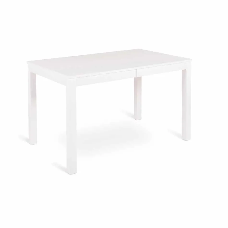 Utdragbar bord i bokträ gjort i Italien Tito Viadurini