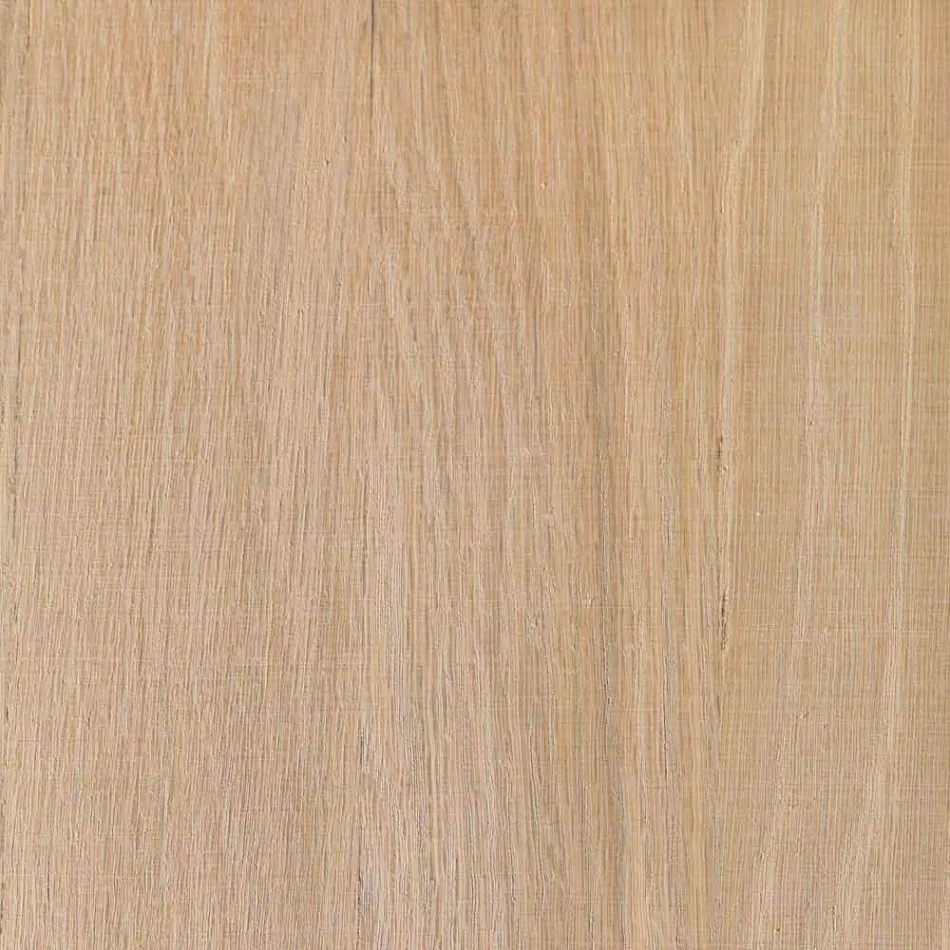 Förlängningsbart bord i askträ med sidoband målade grått - Ketla Viadurini