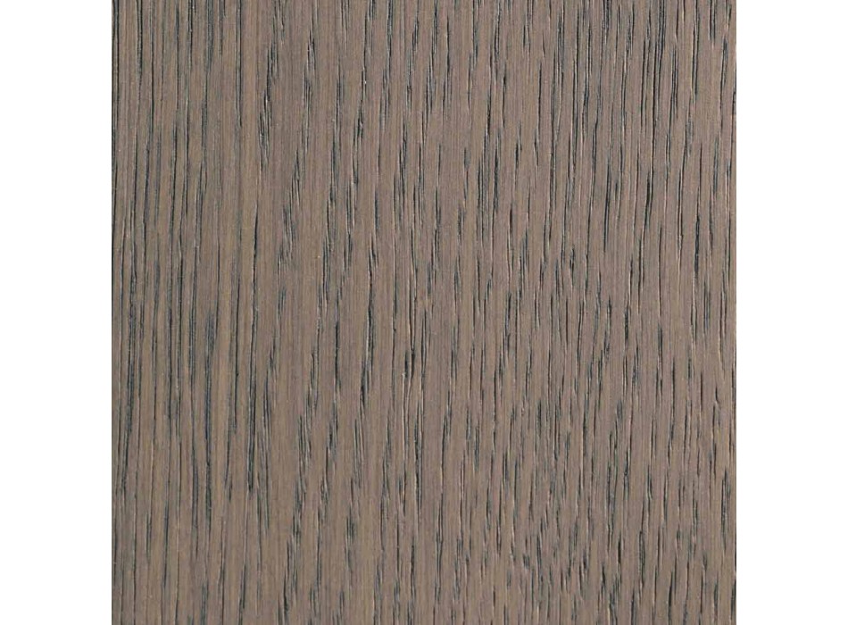 Förlängningsbart bord i askträ med sidoband målade grått - Ketla Viadurini