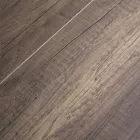 Utdragbart bord i melaminträ och antracitjärn underskiva - Sassone Viadurini