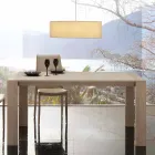 Utdragbar bord i melamin MDF och modern Jesi Viadurini