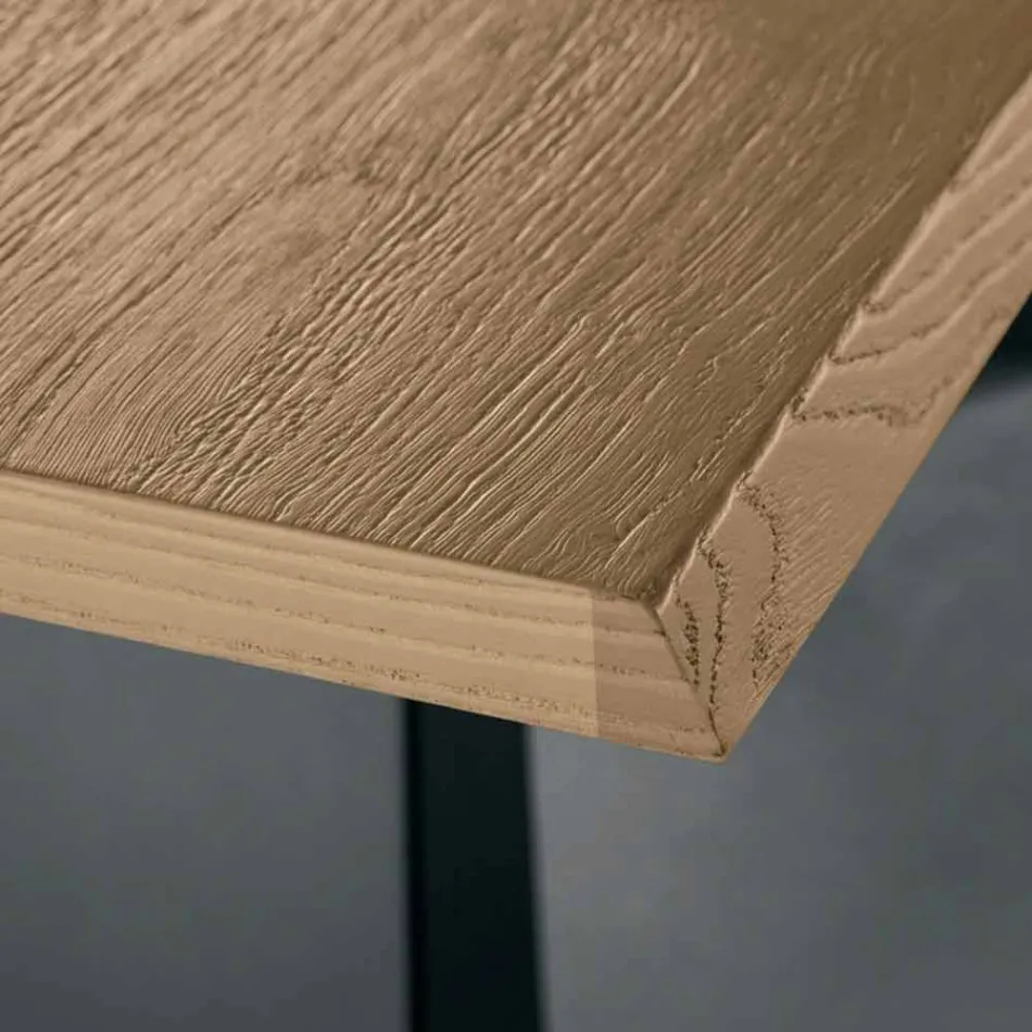 Utdragbart sidobord i ek Tillverkad i Italien - Zerba Viadurini