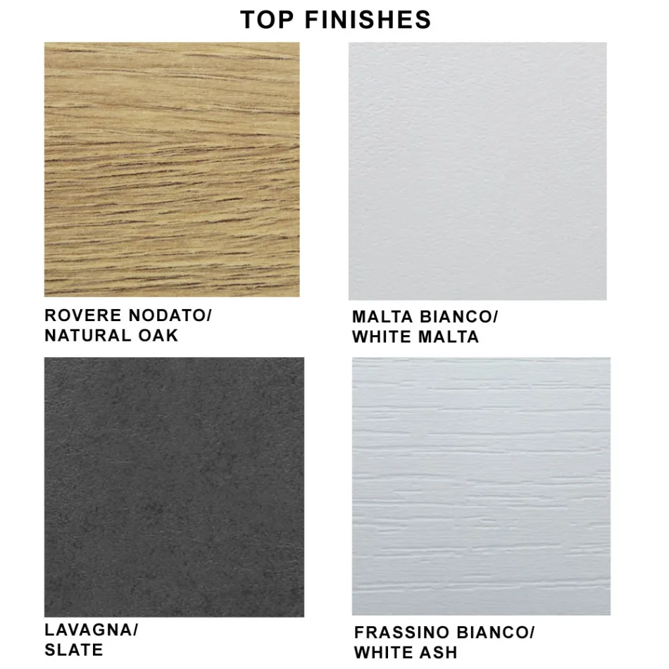 Modernt utdragbart bord med laminerad träskiva tillverkad i Italien – Settimmio Viadurini