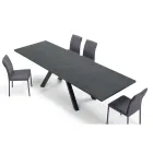 Modernt utdragbart bord med laminerad träskiva tillverkad i Italien – Settimmio Viadurini