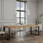 Modernt utdragbart bord i melaminträ Tillverkat i Italien - Badesi Viadurini