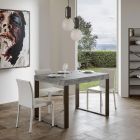 Modernt utdragbart bord i melaminträ Tillverkat i Italien - Badesi Viadurini