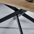 Modernt utdragbart bord i ek, tillverkat i Italien - Oncino Viadurini