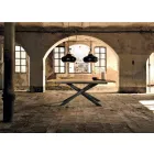 Modernt utdragbart bord i ek, tillverkat i Italien - Oncino Viadurini