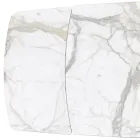 Utdragbart bord tillverkat med keramikskiva och järnbas - Incrocio Viadurini