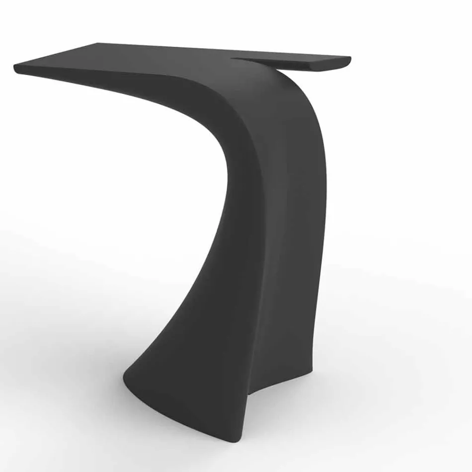Design högt utomhusbord H 100 cm, i polyeten, Wing Vondom Viadurini