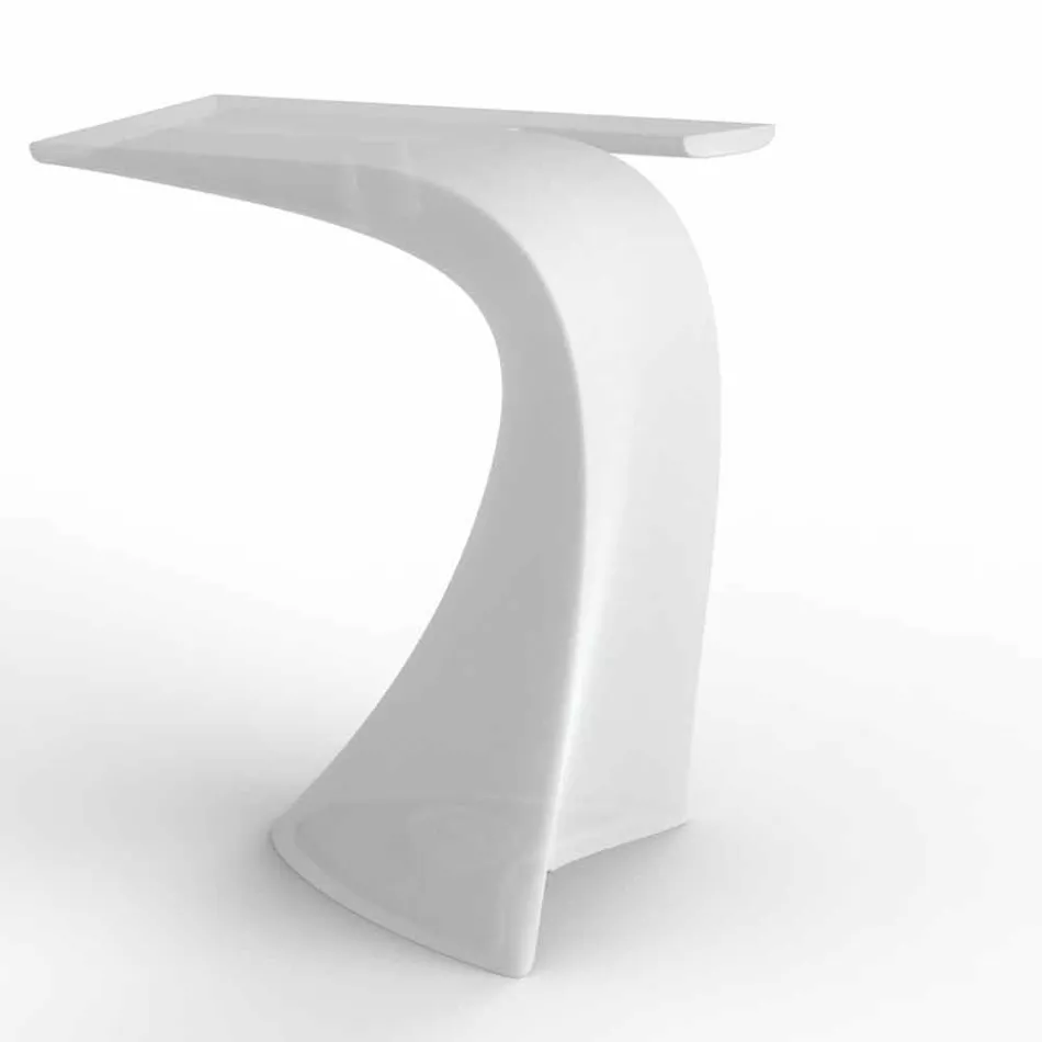 Design högt utomhusbord H 100 cm, i polyeten, Wing Vondom Viadurini