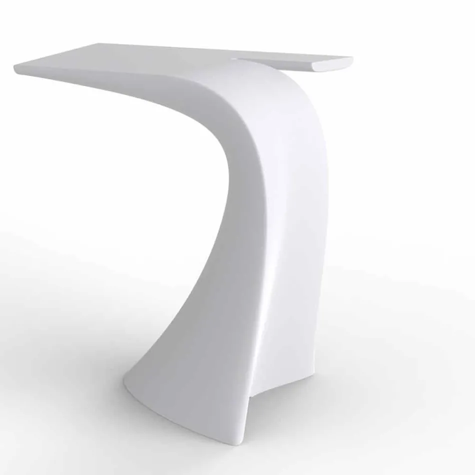 Design högt utomhusbord H 100 cm, i polyeten, Wing Vondom Viadurini
