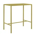 Trädgård högt bord i galvaniserat stål Tillverkat i Italien - Vesna Viadurini