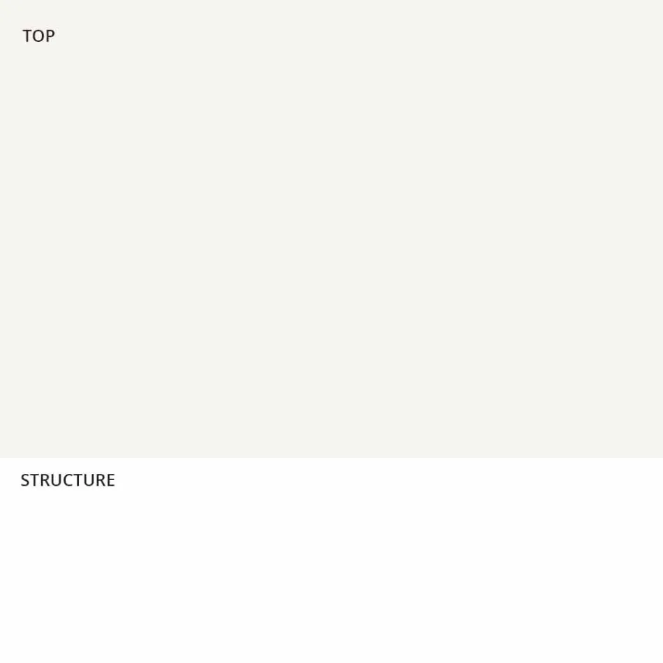 Högt polyetenbord med rund Hpl-topp Tillverkad i Italien - Tinuccia Viadurini