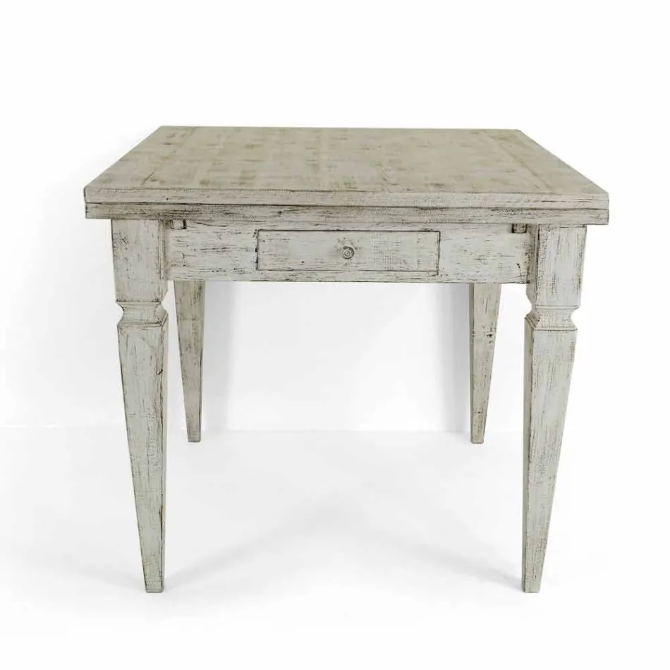 Utdragbart hantverksbord Upp till 170 cm i trä tillverkat i Italien - Marseille Viadurini