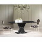 Fast bord med klassiska marmor piedestal kors Byron Viadurini