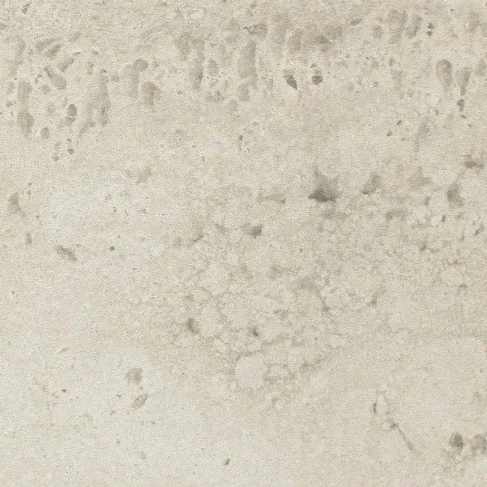 Bord med träunderrede och lätt travertinkeramikskiva - Infinity Viadurini