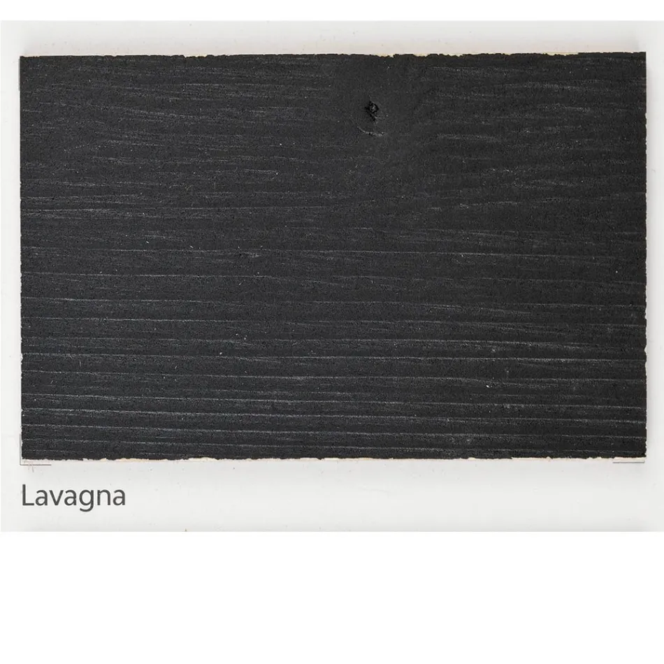 Bord med pläterad skiva i massiv ek och underrede i kristall Made in Italy - Noelia Viadurini