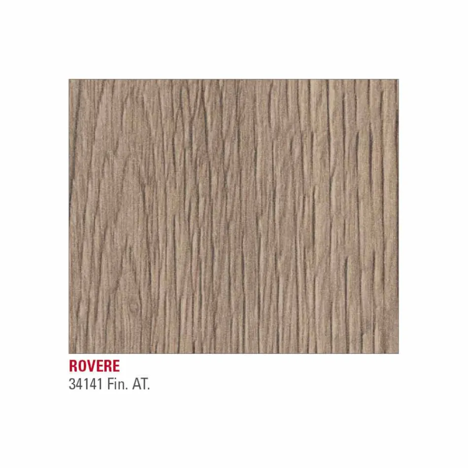 Bord med utdragbar skiva Upp till 334 cm träeffekt Tillverkat i Italien - Bayern Viadurini