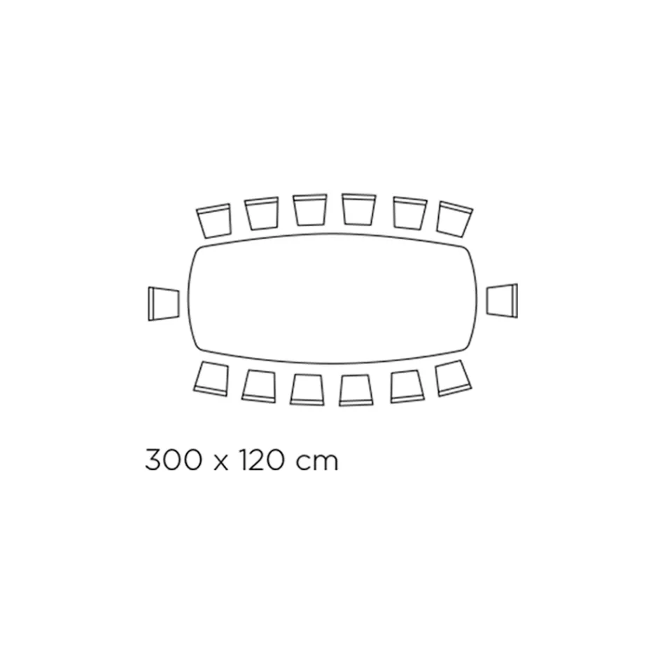 Bord med tunnformad keramikskiva och stålunderrede Tillverkat i Italien - Ezzellino Viadurini