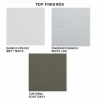 Utdragbart konsolbord upp till 325 cm i melamin Tillverkat i Italien - Settimmio Viadurini