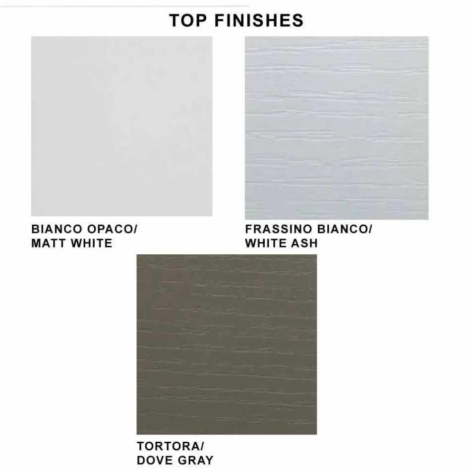 Utdragbart konsolbord upp till 325 cm i melamin Tillverkat i Italien - Settimmio Viadurini