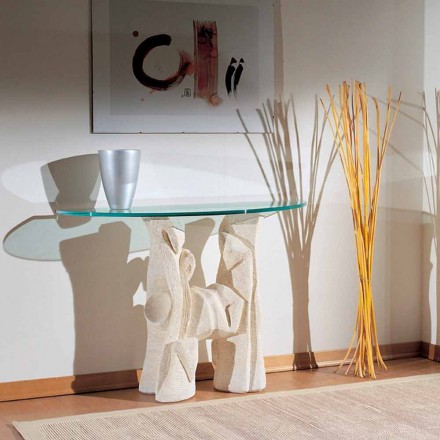 Konsolbord i sten och kristall med modern design Dios Viadurini