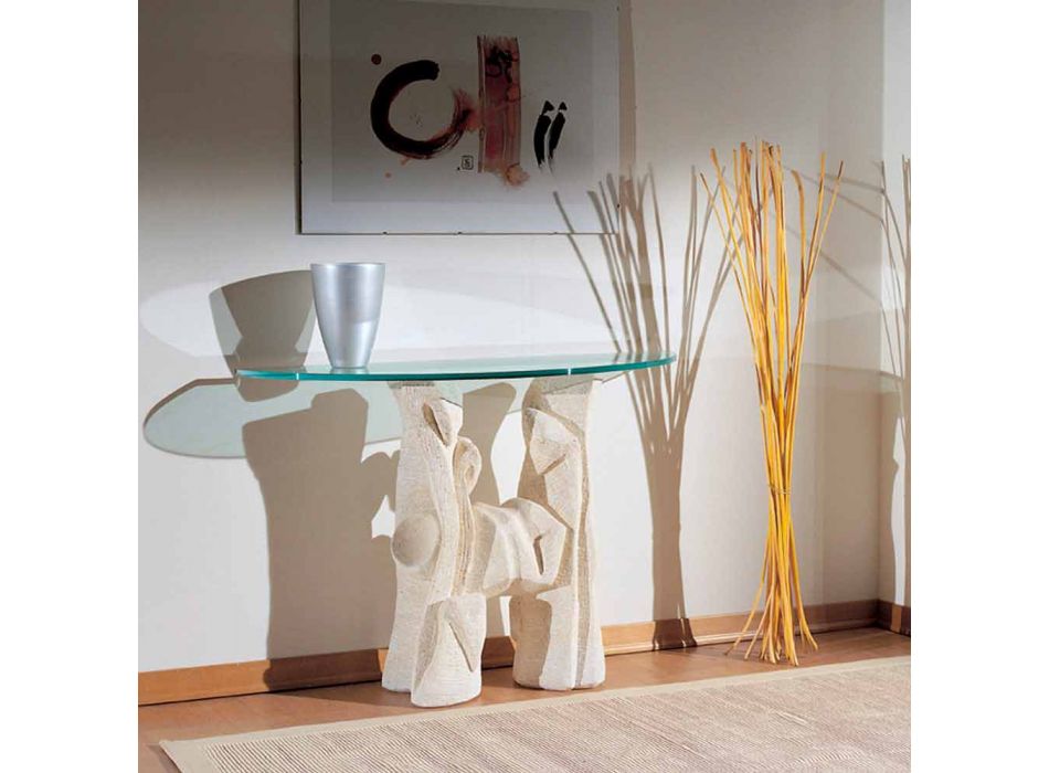 Konsolbord i sten och kristall med modern design Dios Viadurini
