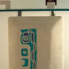 Rektangulär konsol bord i sten och kristall design Soter Viadurini