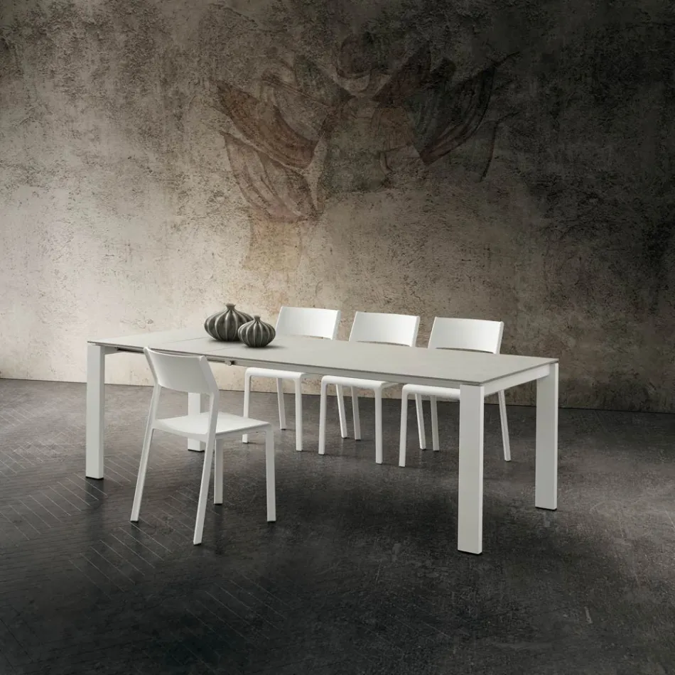 Utdragbart köksbord upp till 240 cm i fin HPL Made in Italy - Jupiter Viadurini