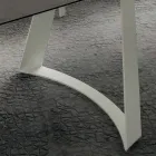 Utdragbart köksbord upp till 280 cm marmoreffekt tillverkat i Italien - Pinocchio Viadurini