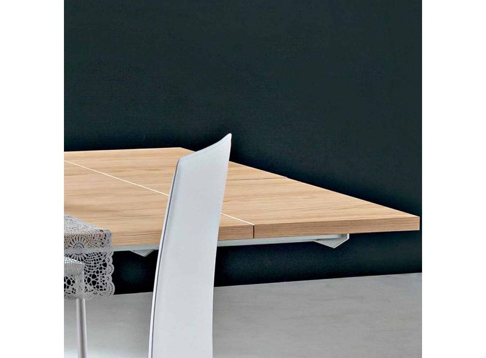 Utdragbart köksbord upp till 280 cm i trä tillverkat i Italien - Carlino Viadurini