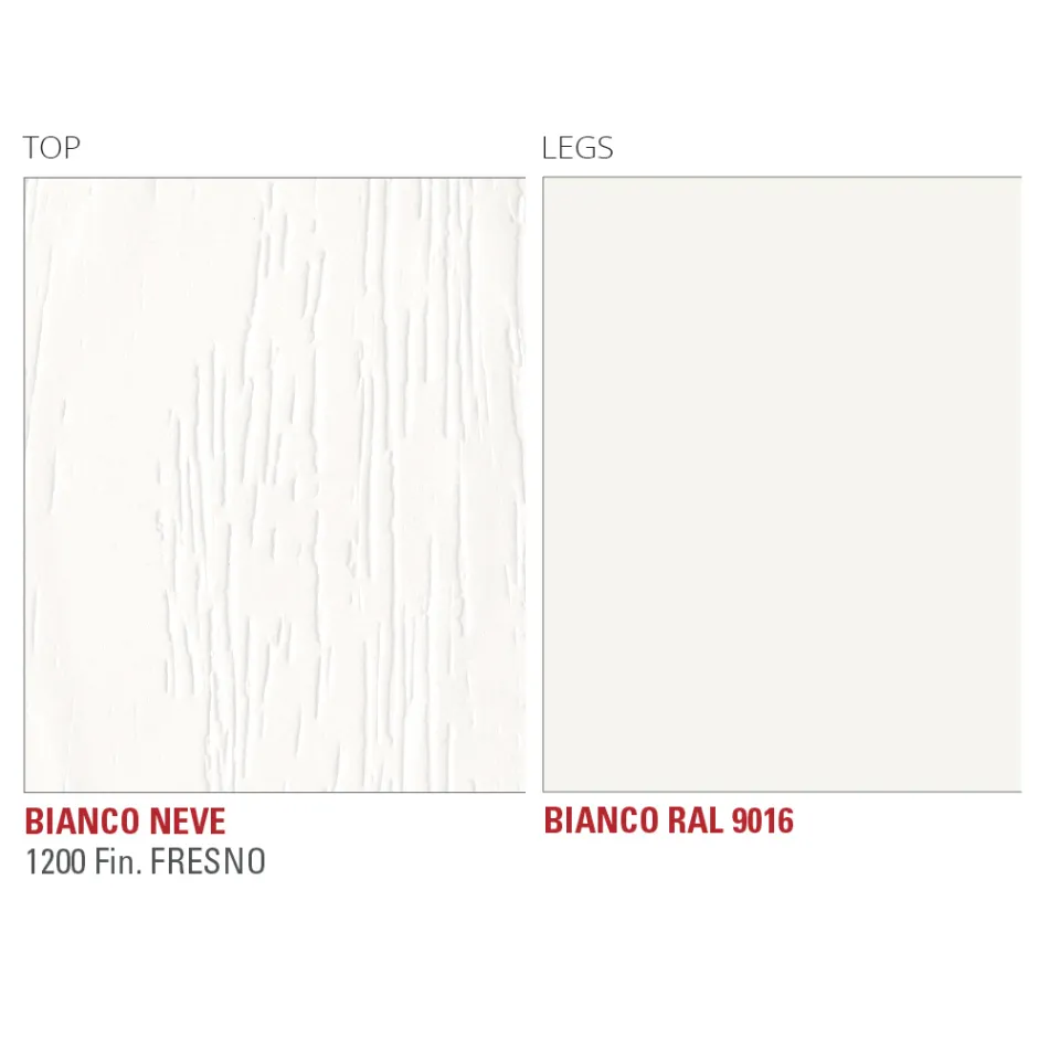 Köksbord i HPL med Fine Made in Italy metallunderrede - Pinocchio Viadurini