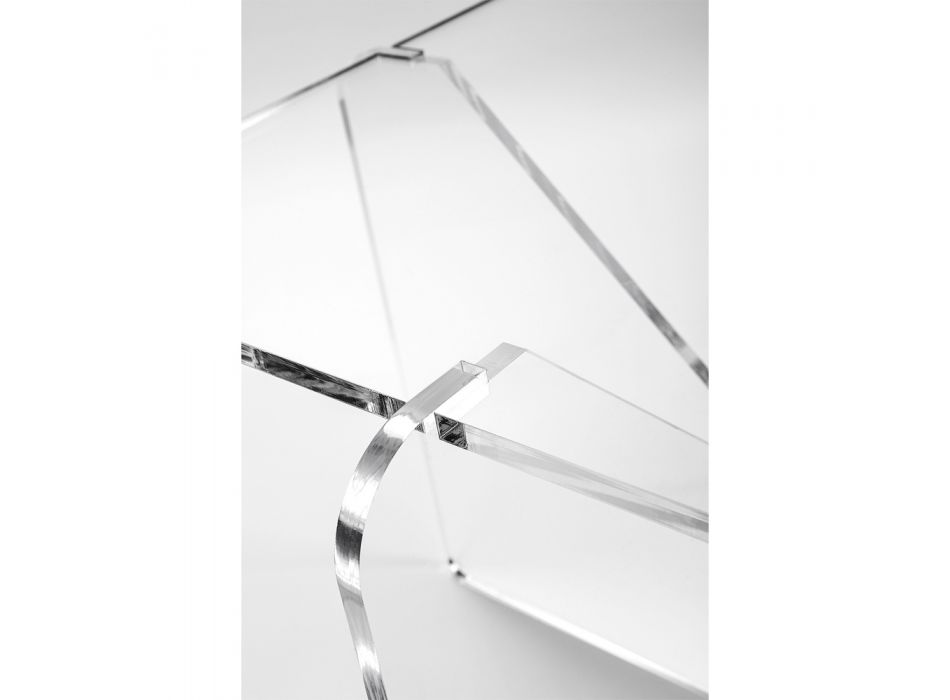 Design soffbord i transparent eller rökt plexiglas - Draco Viadurini
