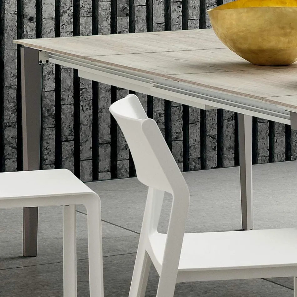 Utdragbart köksbord upp till 240 cm i Hpl Made in Italy - Fantastiskt Viadurini