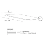 Utdragbart köksbord i Fine Laminam Keramik Tillverkat i Italien - Efisto Viadurini