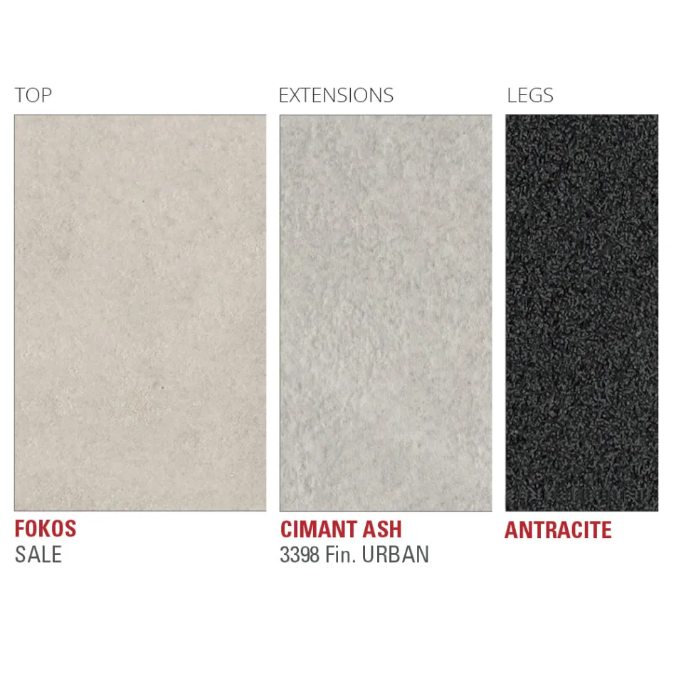 Utdragbart köksbord i Fine Laminam Keramik Tillverkat i Italien - Efisto Viadurini