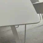 Köksbord med fatskiva i Fenix Made in Italy, Luxury - Lingotto Viadurini