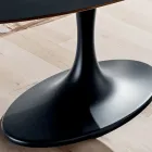 Köksbord i Fenix och lackad syntetisk marmor Tillverkat i Italien - Brontolo Viadurini