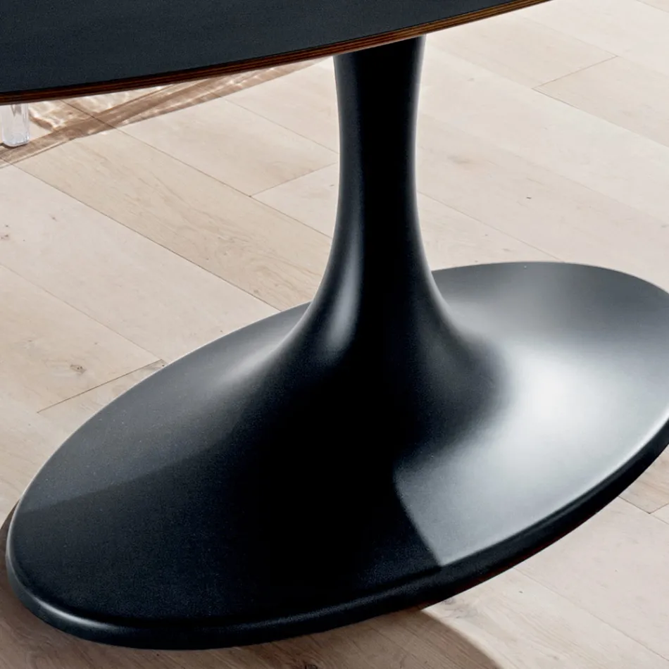 Köksbord i Fenix och lackad syntetisk marmor Tillverkat i Italien - Brontolo Viadurini