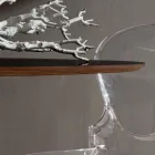 Köksbord i Fenix och lackad syntetisk marmor Tillverkat i Italien - Brontolo Viadurini