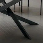 Köksbord i Laminam med metallstruktur Tillverkat i Italien - Carlino Viadurini