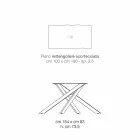 Tillverkad i Italien design massivt trä köksbord, Dionigi Viadurini